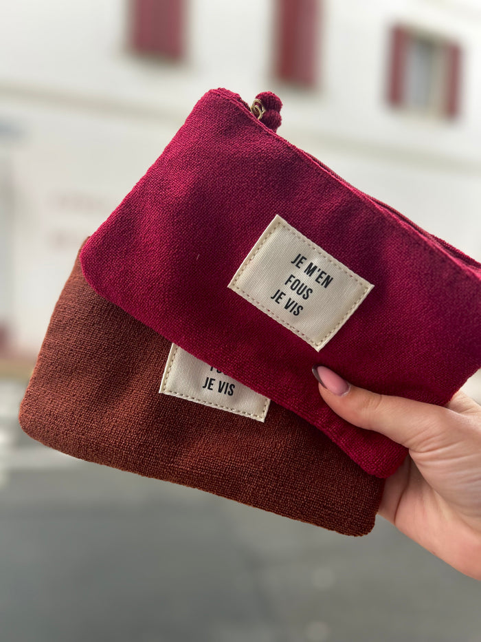 Pochette à messages en coton ✨