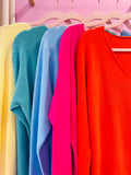 Pull Réversible Col V - RITA - 5 coloris
