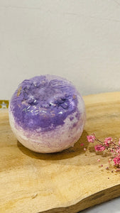 Boule de bain violette