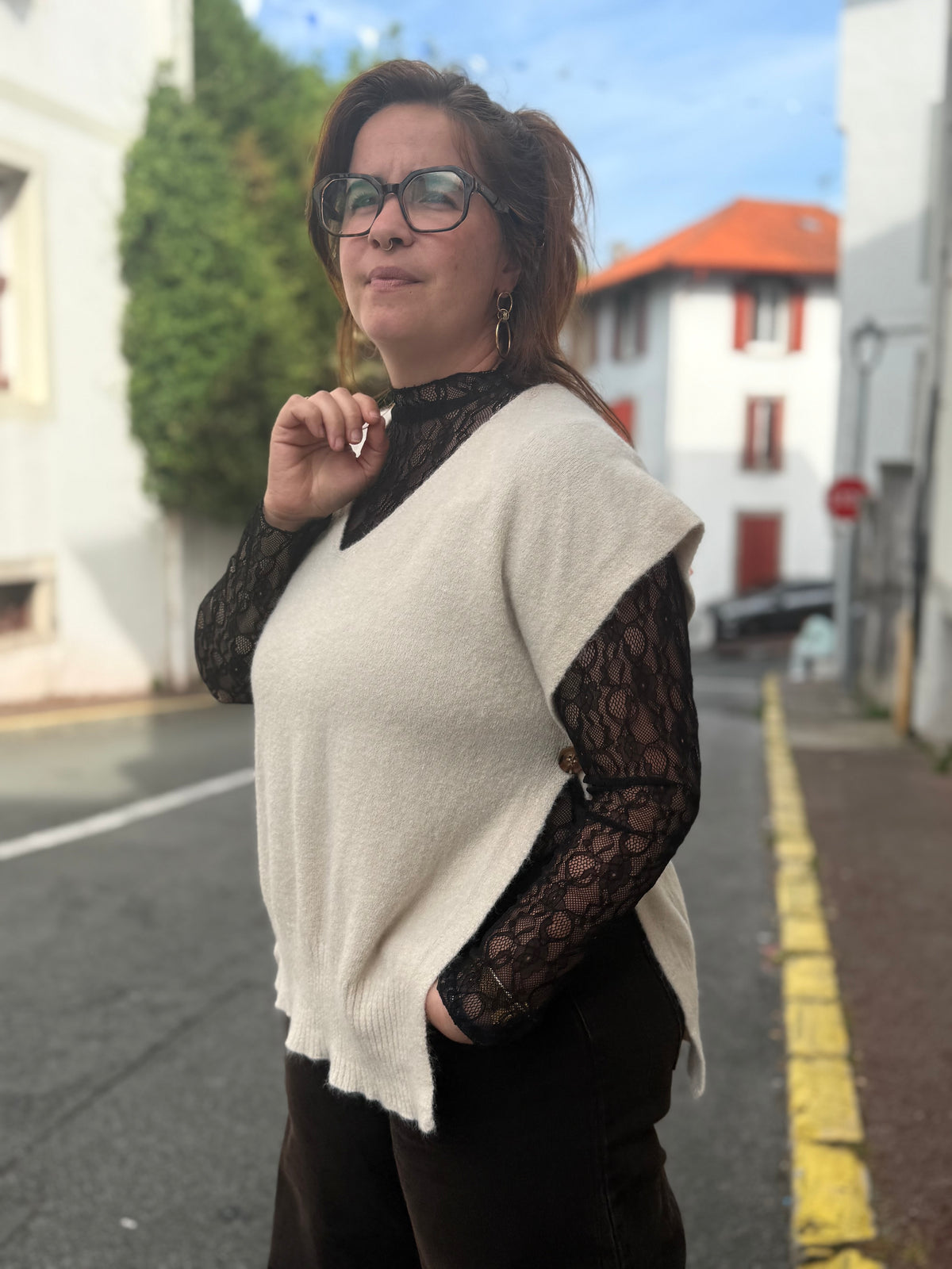 Pull sans manches — Matières nobles | Taille unique | Modadom