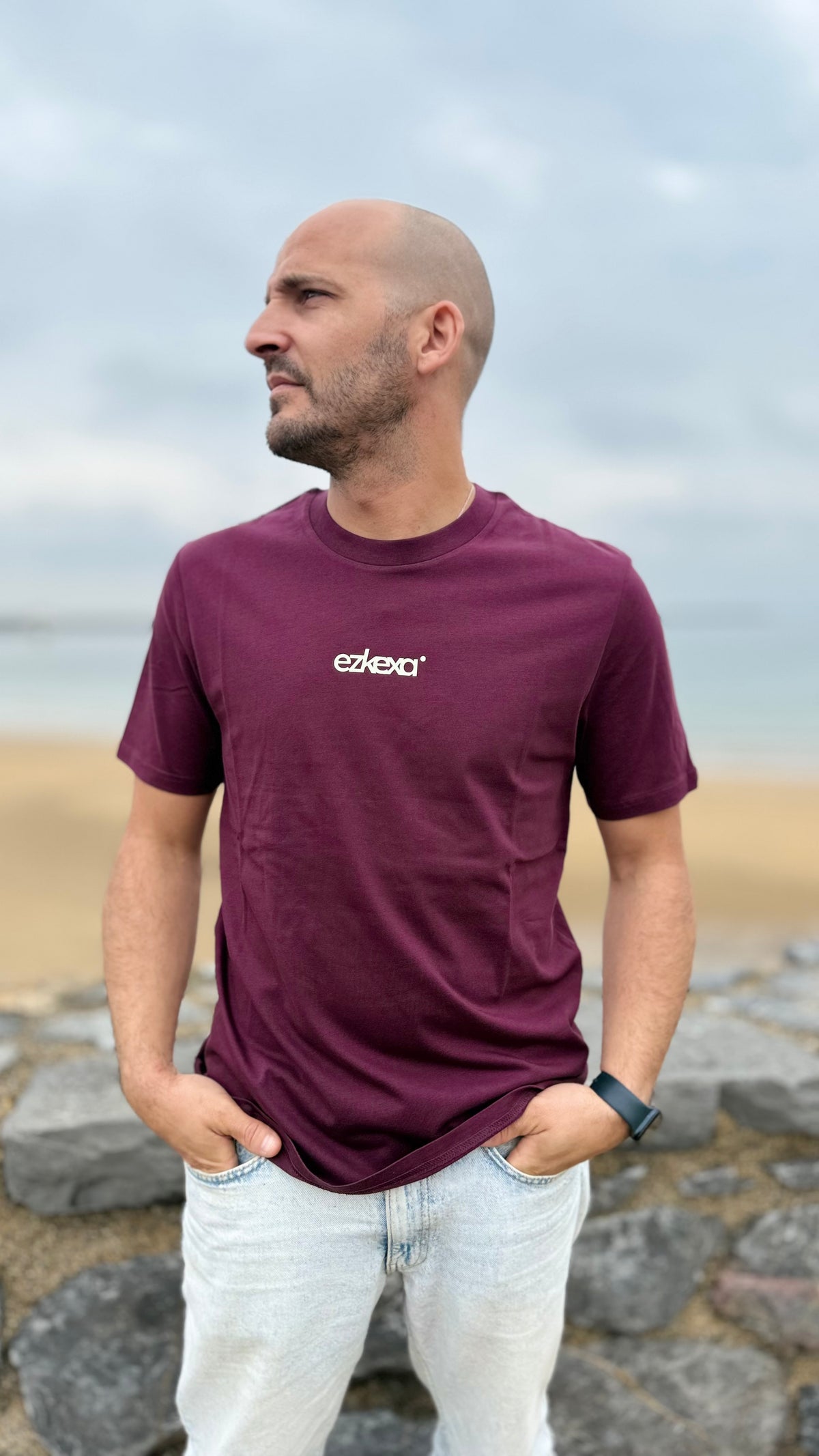 T-shirt DENAK EZ KEXA – Violine