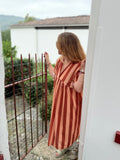 Robe oversize rayée tendance Modadom 