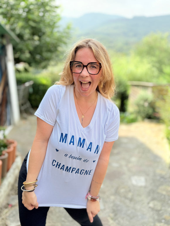 T-shirt champagne maman tendance Modadom