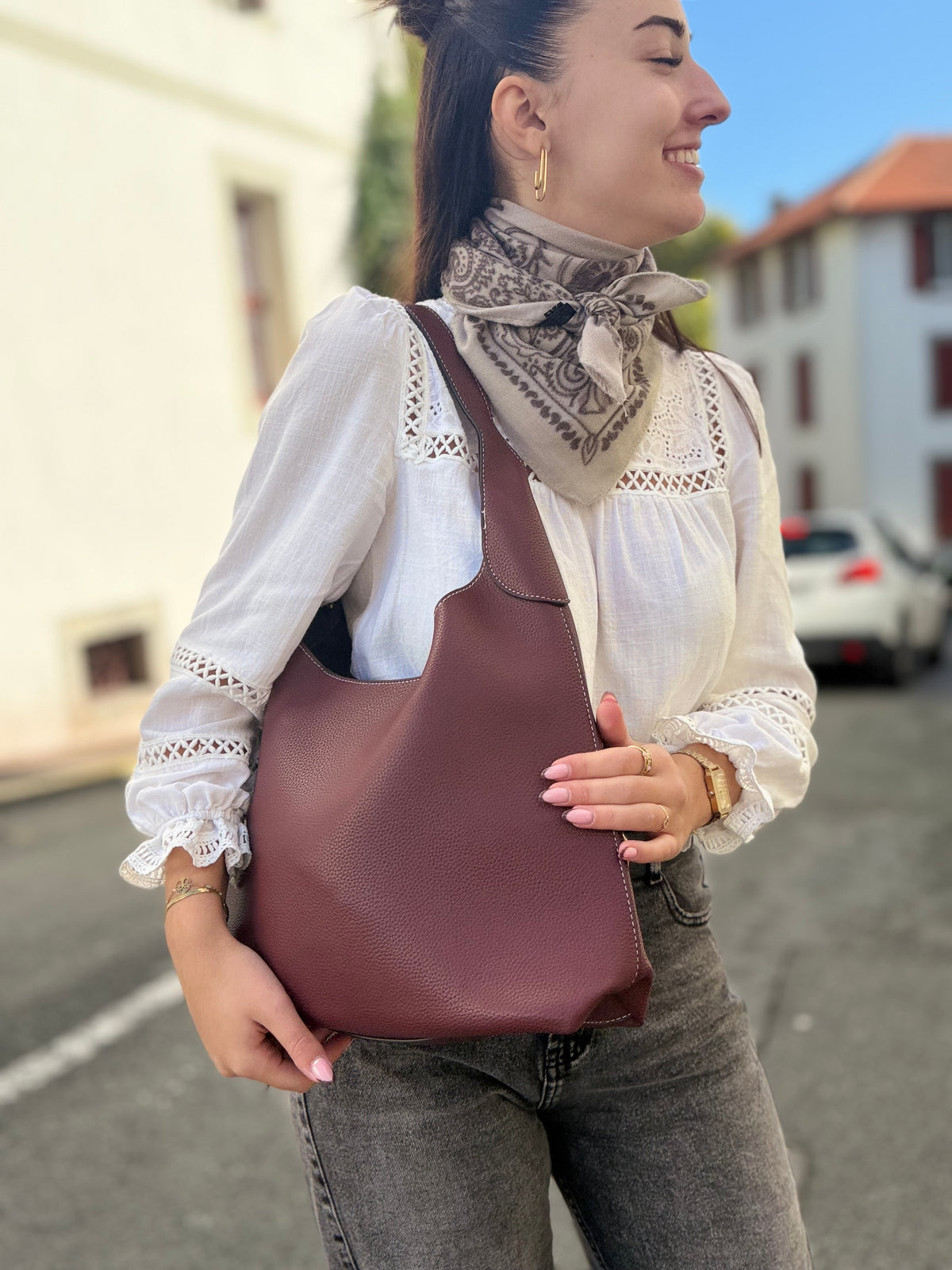 Sac à main femme porté épaule – L’envie du jour