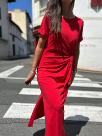Robe Longue Nœud – Taille Unique