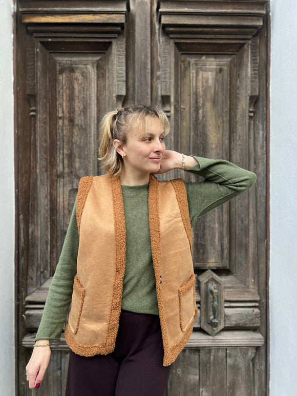 Chaleco-camel-femme-modadom