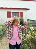 Gilet oversize laine cœur tendance 2025 Modadom