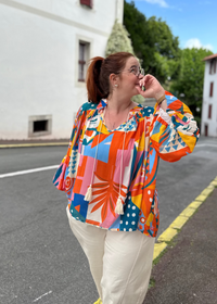 Blouse mood colorés tendance 