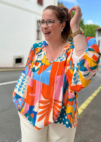 Blouse mood colorés tendance 