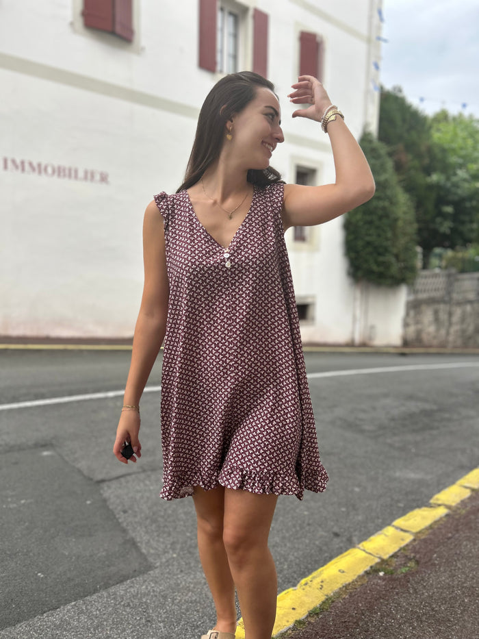 Robe Fluide Fleurie – Taille Unique
