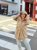 🌿 PARKA IMPERMÉABLE EFFET GOMME DOREE