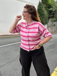Gilet rayé ultra doux — Taille unique | Modadom
