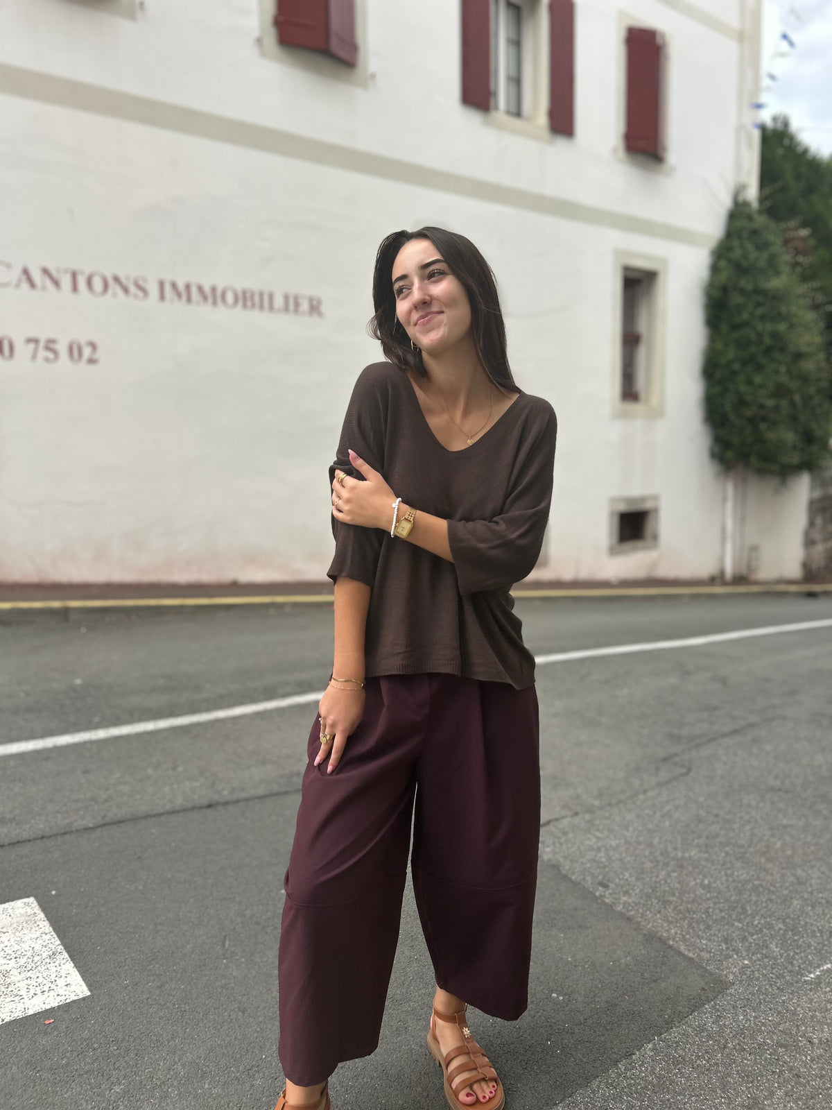 Pull léger manches chauve-souris – plusieurs couleurs