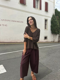 Pull léger manches chauve-souris – plusieurs couleurs