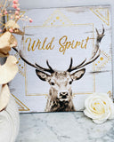 Cadre - Cerf- Wild spirit