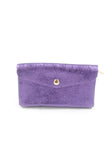 Porte feuille cuir - violet