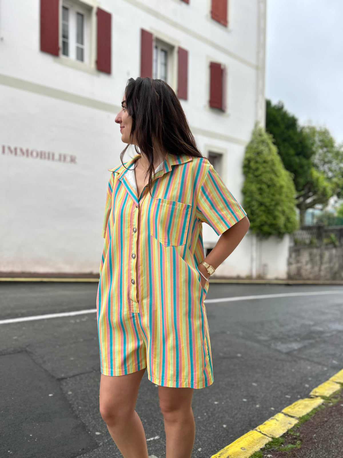 Combi short colorés été 2026