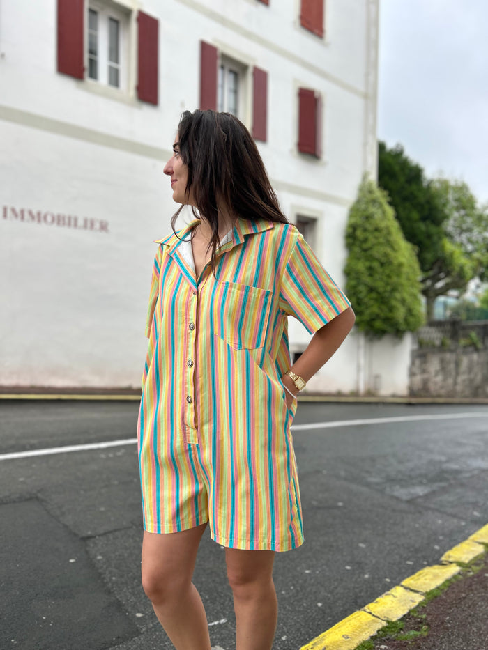 Combi short colorés été 2026
