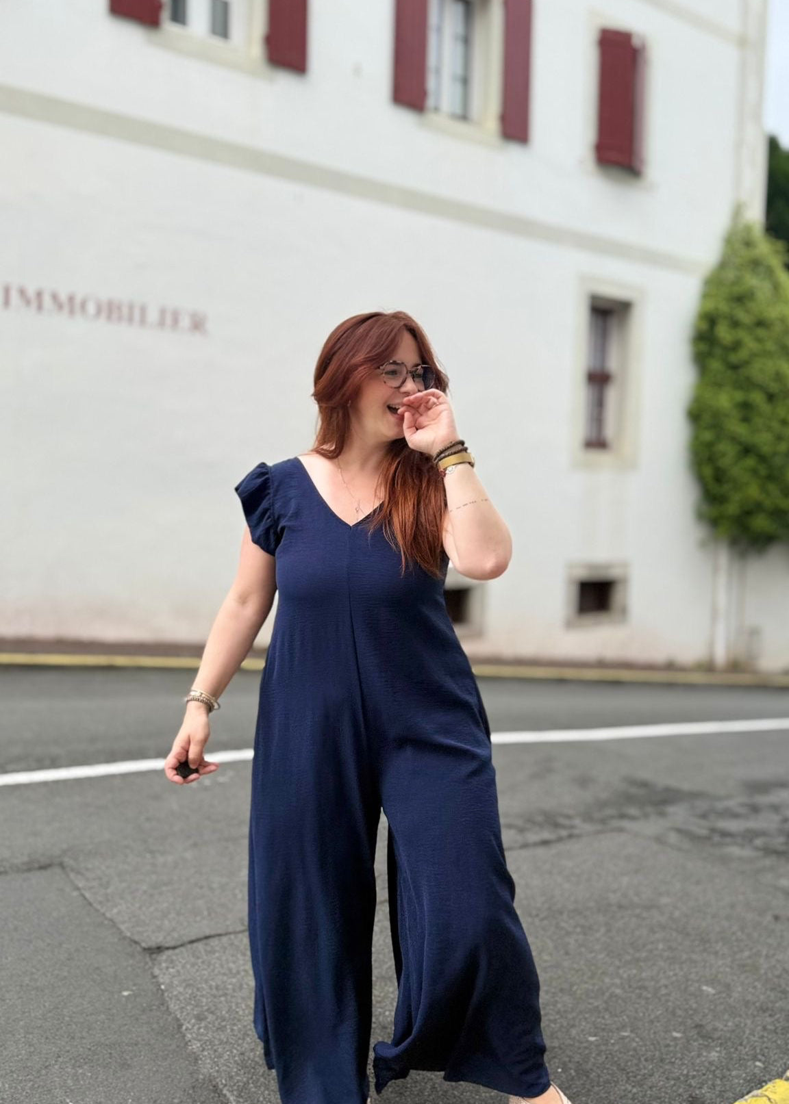 Combinaison bleu marine confort 