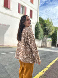 Cardigan Jacquard Ethnique | 2 couleurs