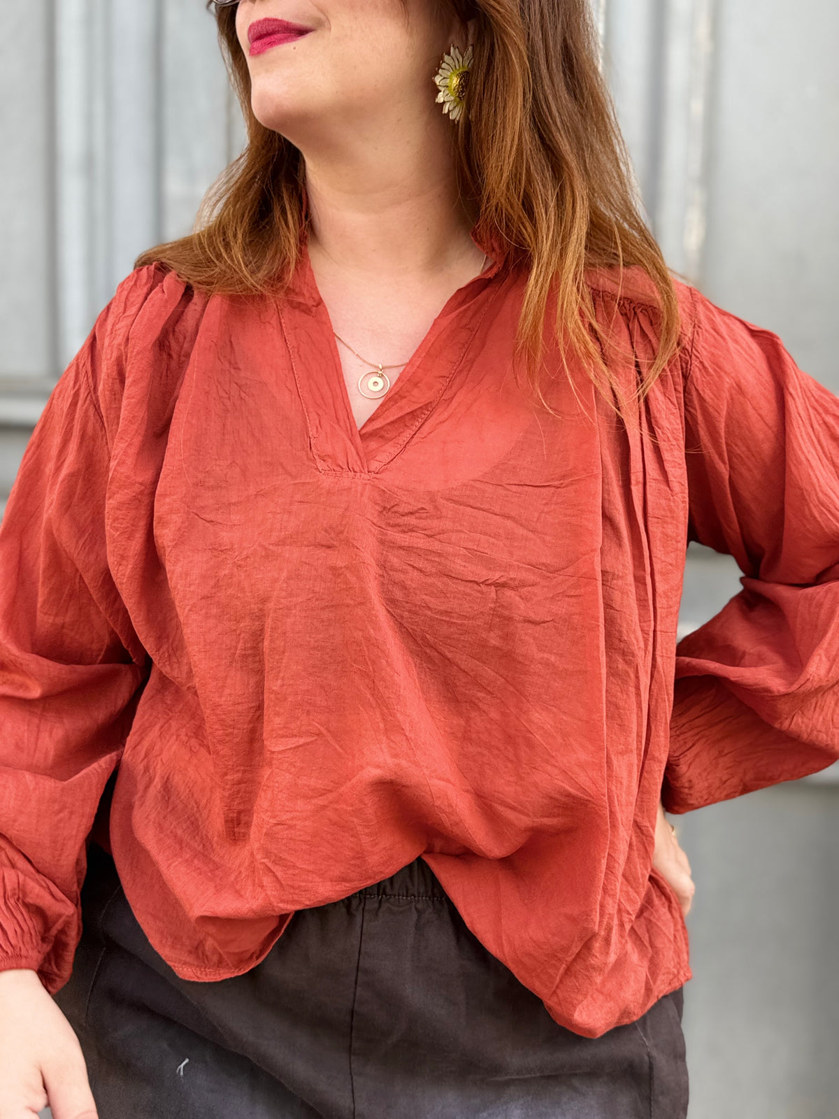 Blouse en voile de coton - Plusieurs couleurs