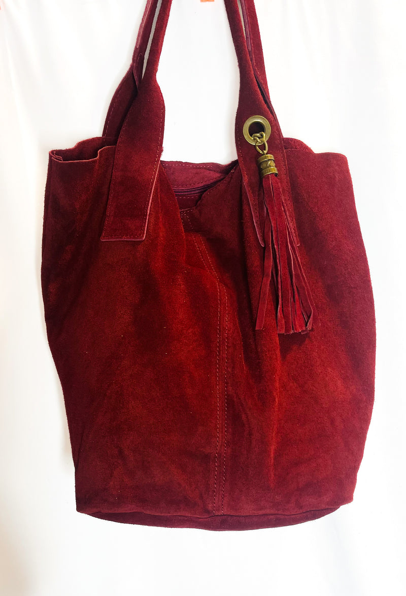 Sac cabas - peau- terracota