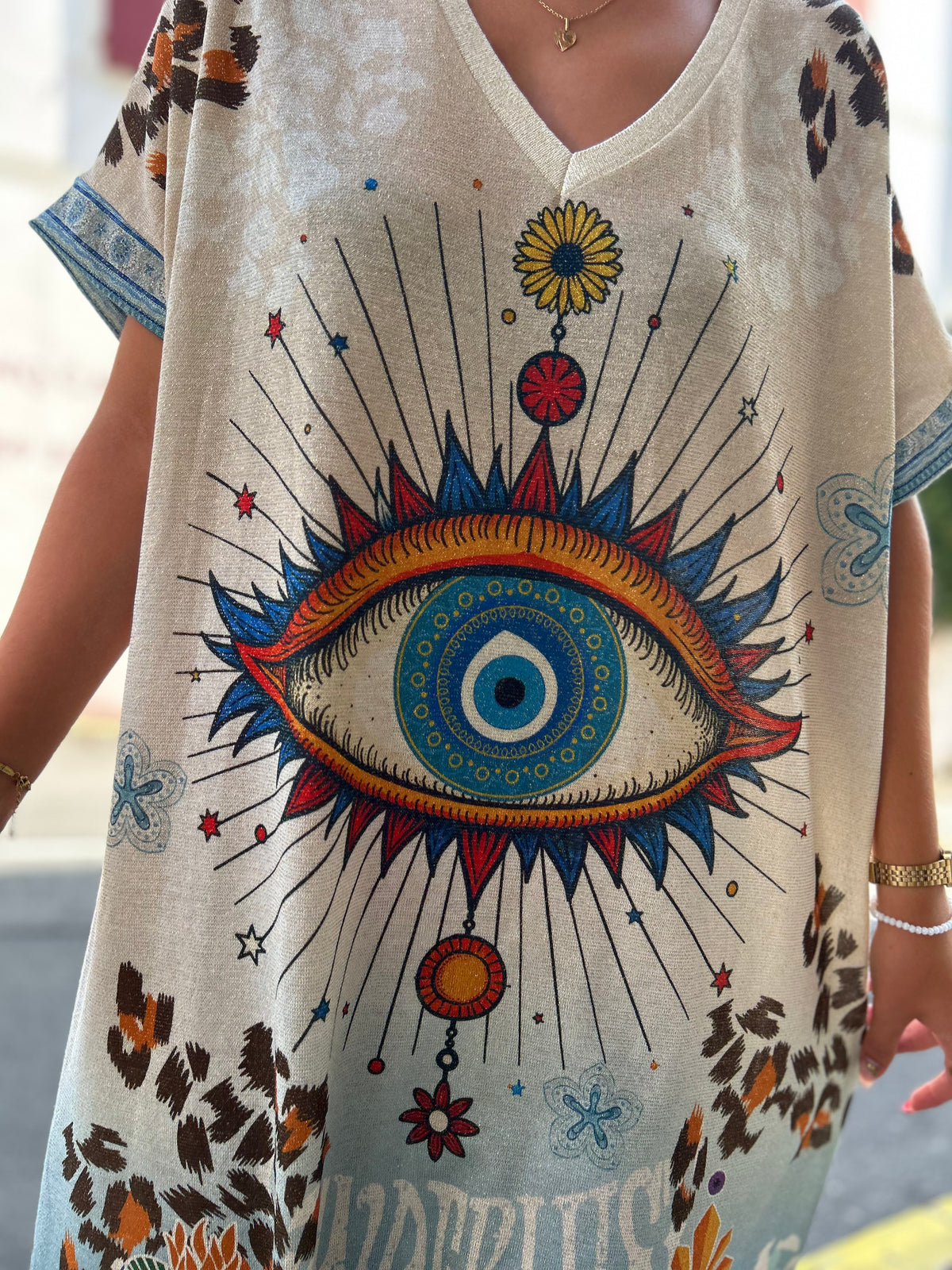 Robe Pailletée Œil de Protection | La Sweety