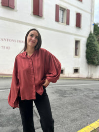 Blouse Manches Bouffantes – Taille Unique