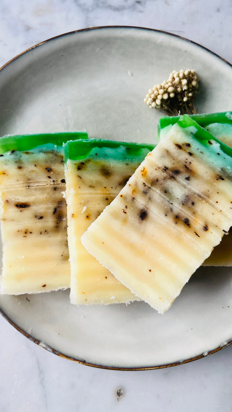 Savon  thé vert et huile d’olive artisanal