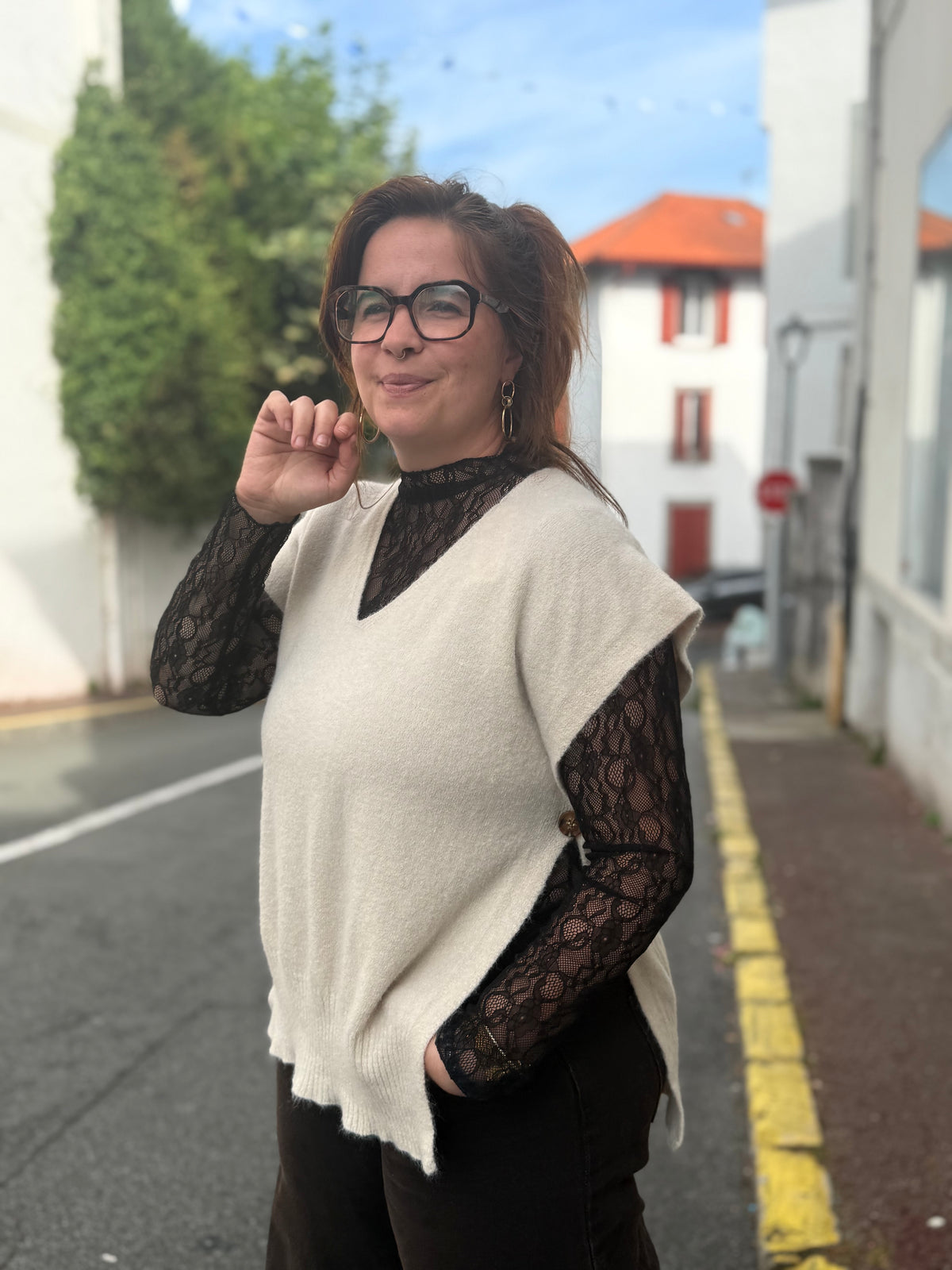 Pull sans manches — Matières nobles | Taille unique | Modadom