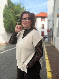 Pull sans manches — Matières nobles | Taille unique | Modadom