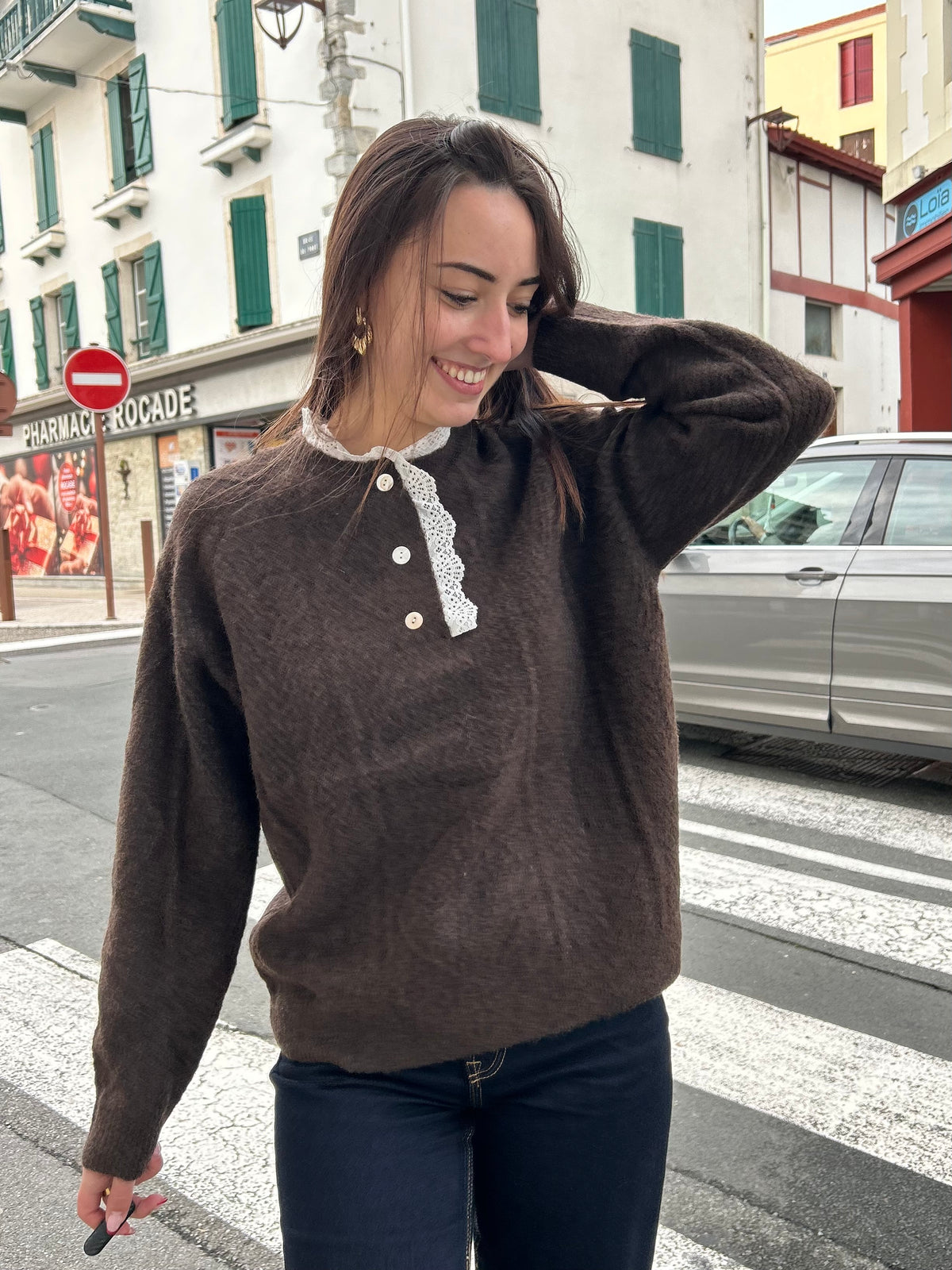 🤎 Pull Câlin Chic