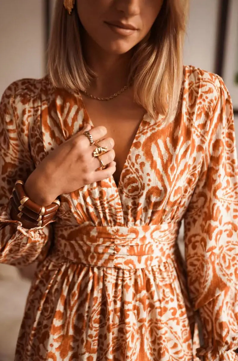 👗 Robe Bohème Fêtes – L’élégance décontractée qu’on adore pour Noël