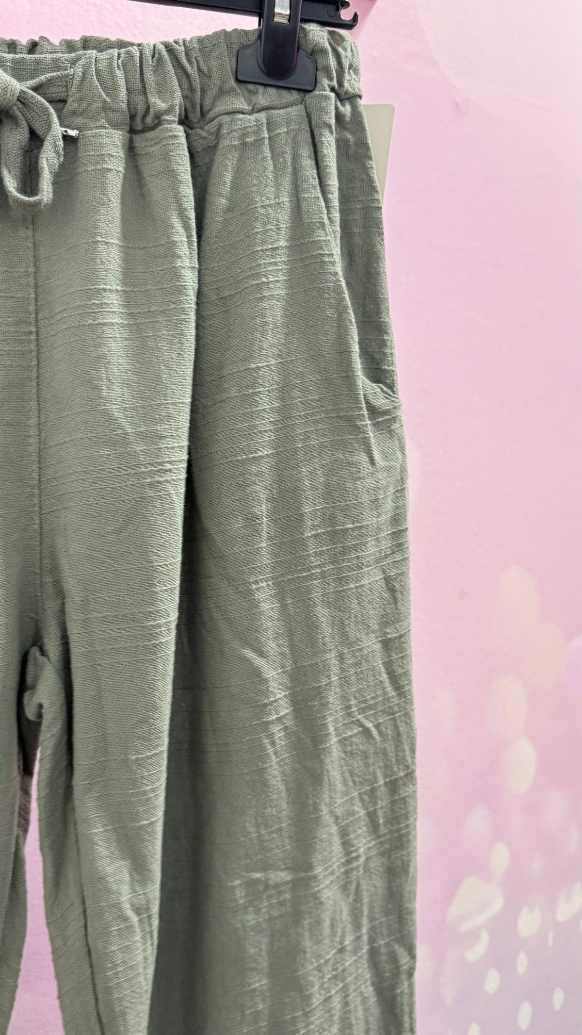 Pantalon Effet Lin Taille Unique – Collection Été 2026