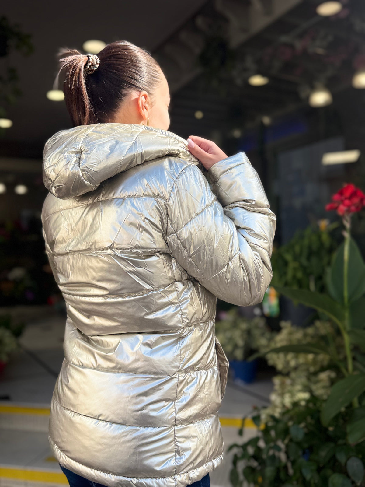 Veste Imperméable Réversible à Capuche – Chocolat