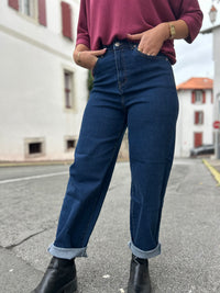 Jean ballon femme Alina bleu foncé