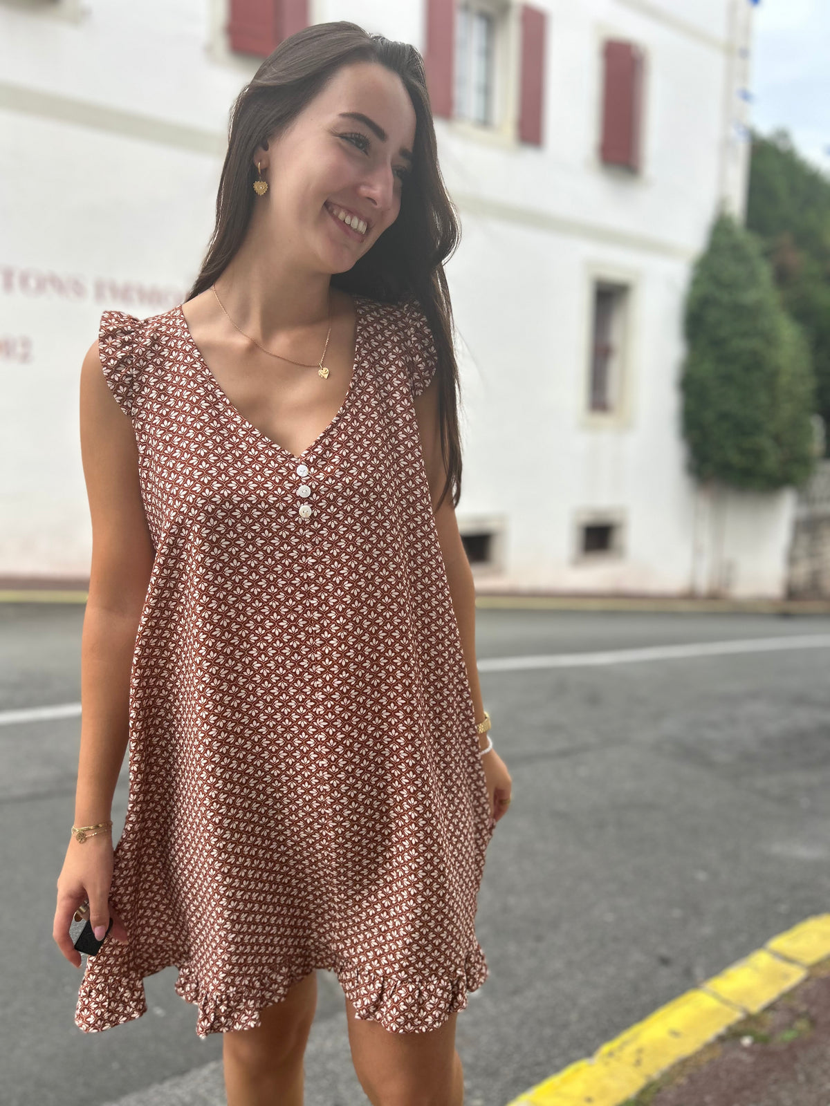 Robe Fluide Fleurie – Taille Unique