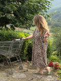 Robe oversize léopard tendance 2025 Modadom