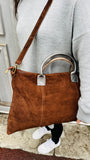 Sac en cuir marron