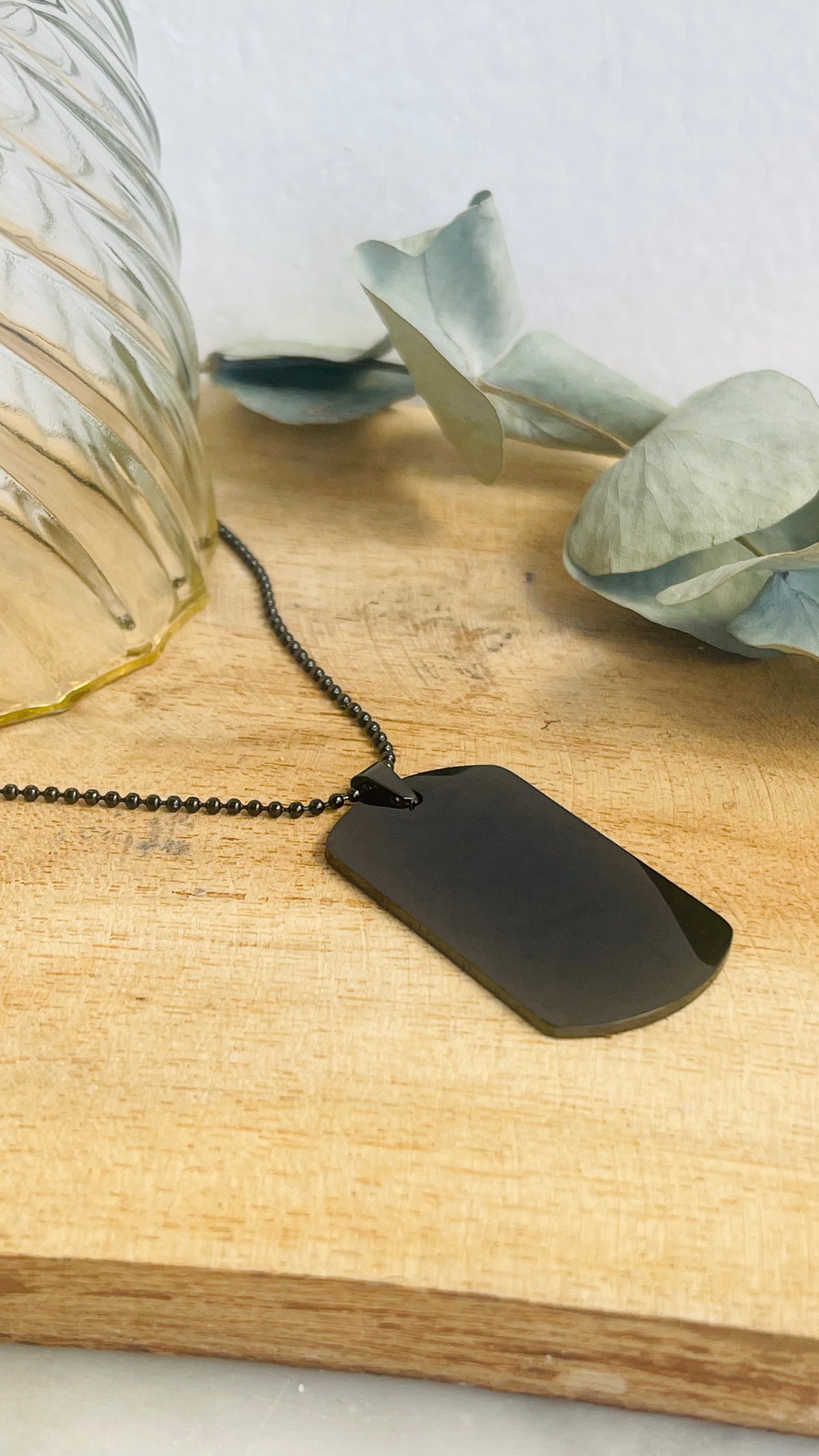 Collier acier personnalisable