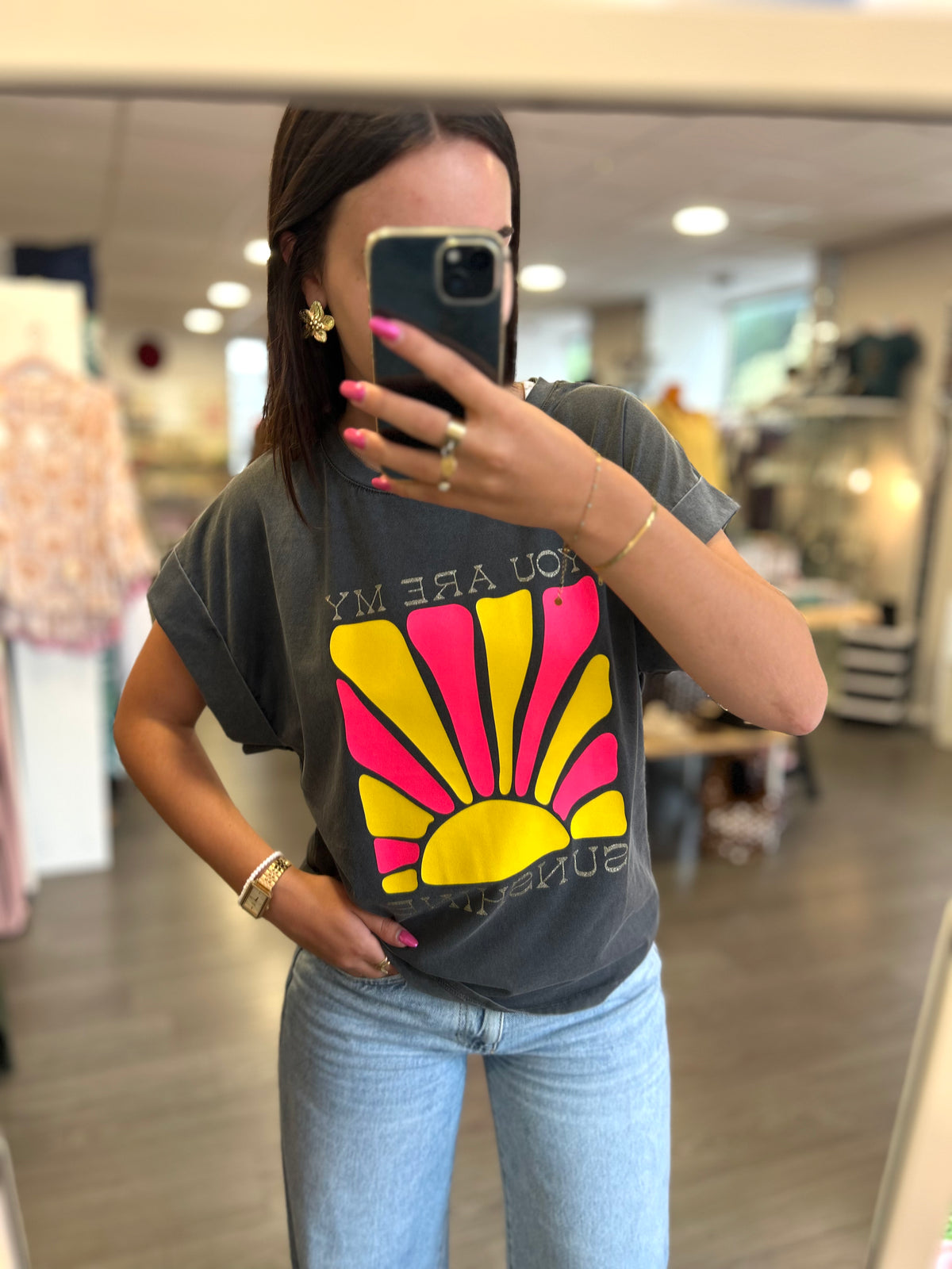 T-shirt Graphique Été