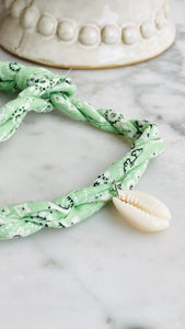 Bracelet bandana - menthe