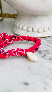 Bracelet bandana - fushia