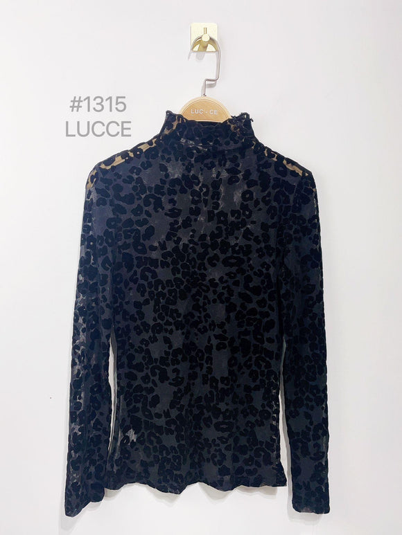 🖤 haut résille léopard noir – wild & chic !