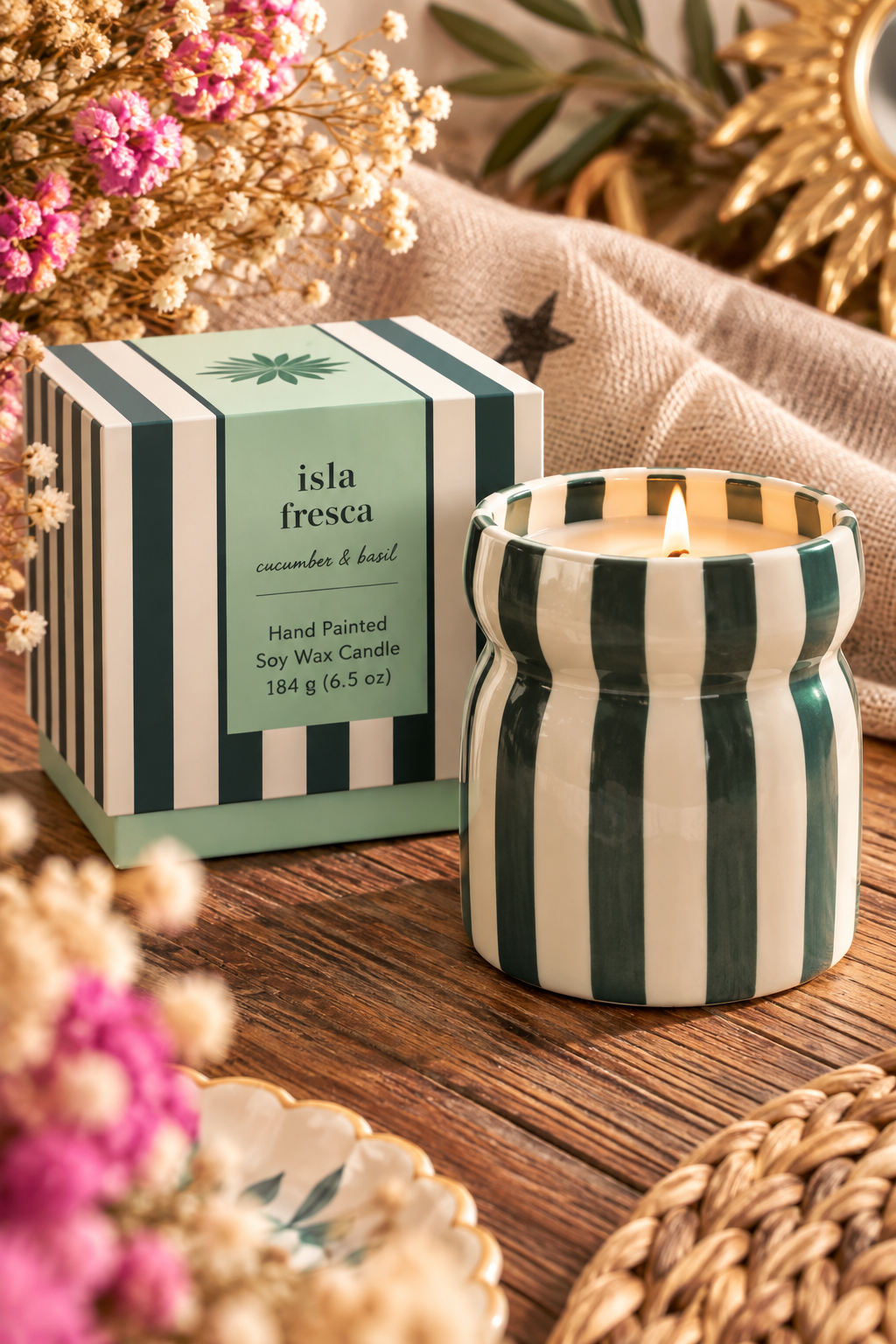 Bougie Cabana Isla Fresa – Fraise & Fenouil PADDYWAX