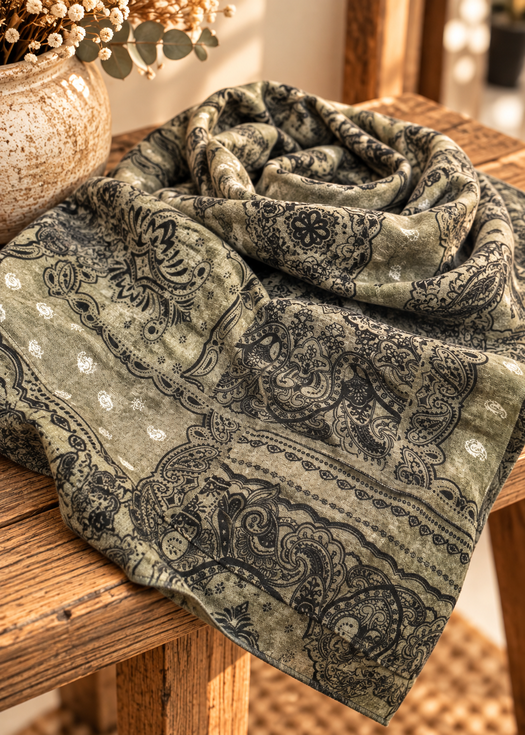 Écharpe fine femme 90 × 180 cm – viscose ultra douce