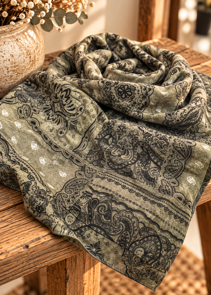 Écharpe fine femme 90 × 180 cm – viscose ultra douce