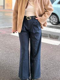 🧡 Pantalon à pinces "Victoire bleu"