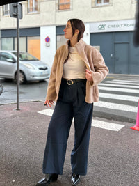 🧡 Pantalon à pinces "Victoire bleu"