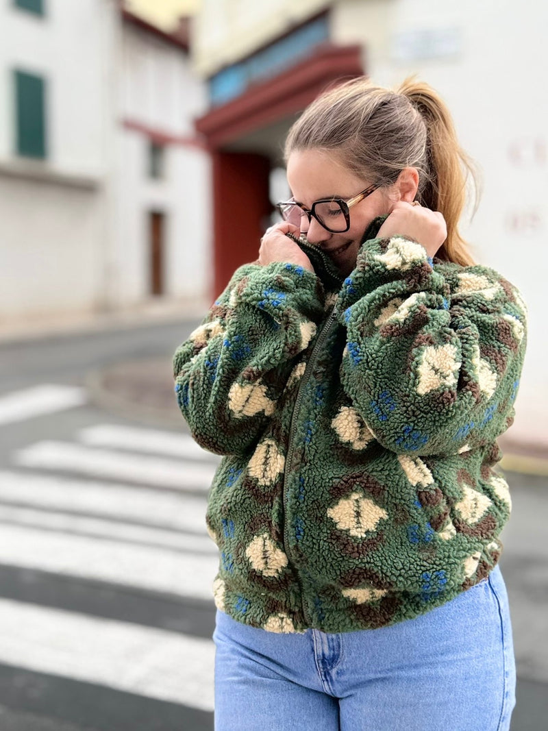 Veste Teddy Bear – motifs ethniques